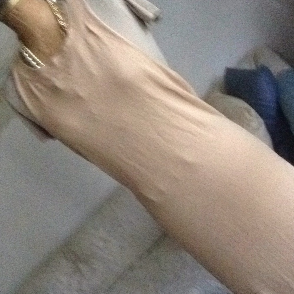 Sweater dress t back